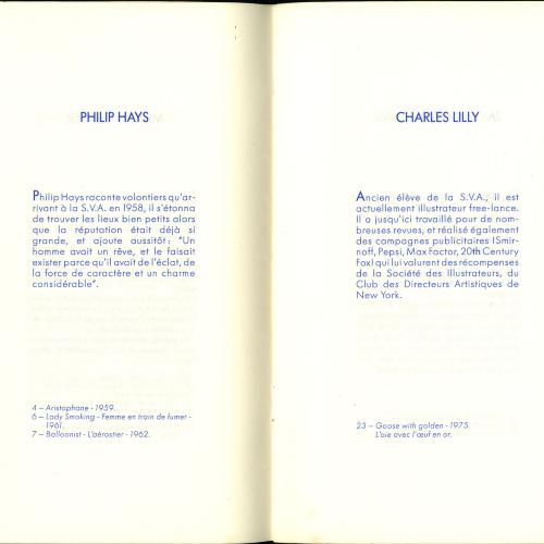 Exhibition Catalogues depicts: Le Graphisme Americain a L'Affiche brochure
