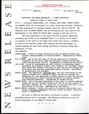 Press Releases depicts: typed description of the event